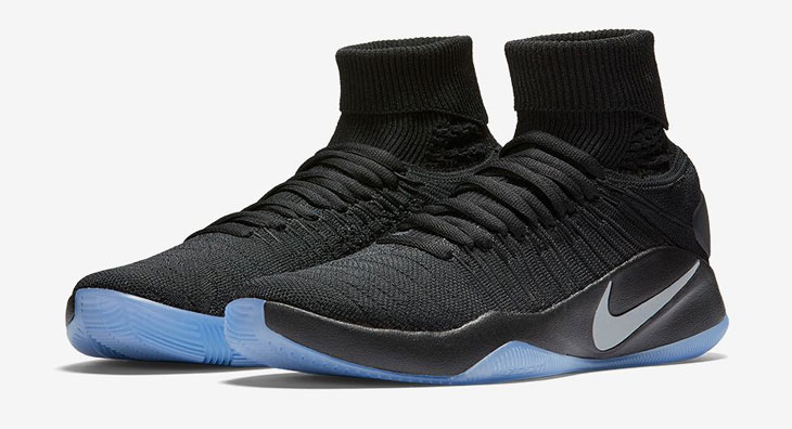 nike hyperdunk flyknit black