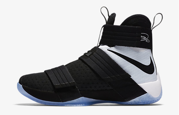 lebron soldier 10 black and white