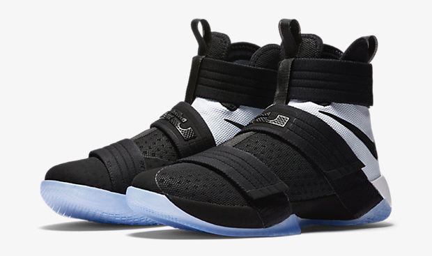 nike lebron soldier 10 black and white