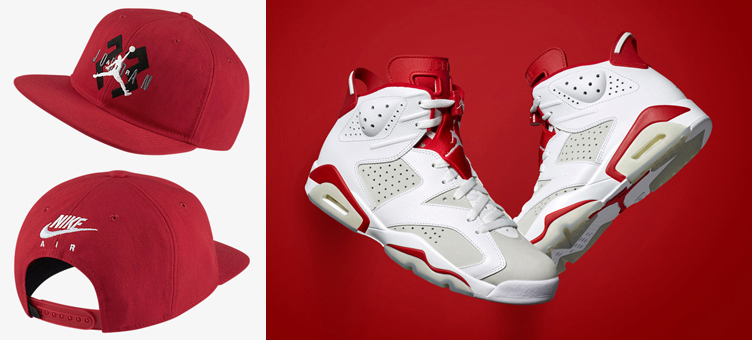 air-jordan-6-alternate-red-snapback-hat