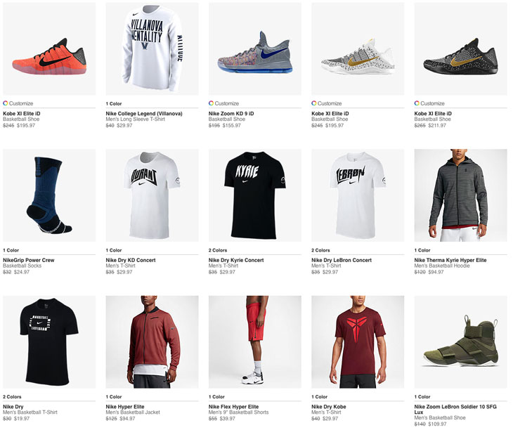 nike clearance sale clothes