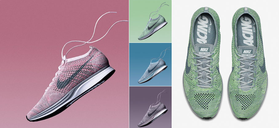 nike flyknit racer macaron pack