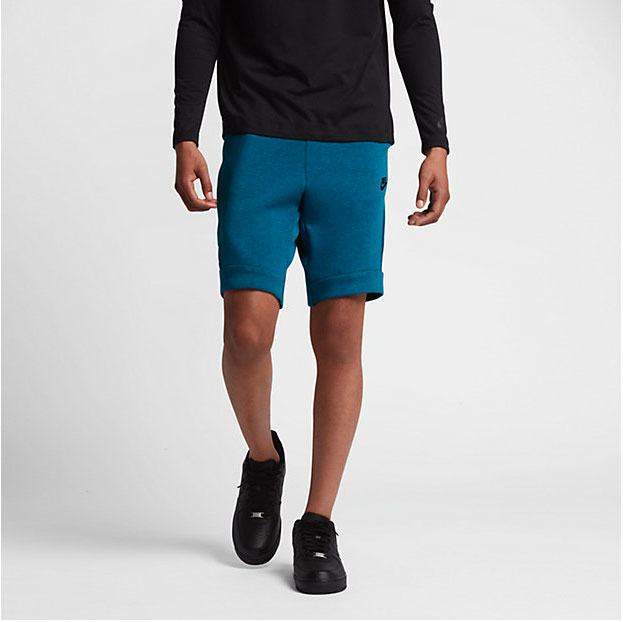 nike-sportswear-tech-fleece-shorts-blue