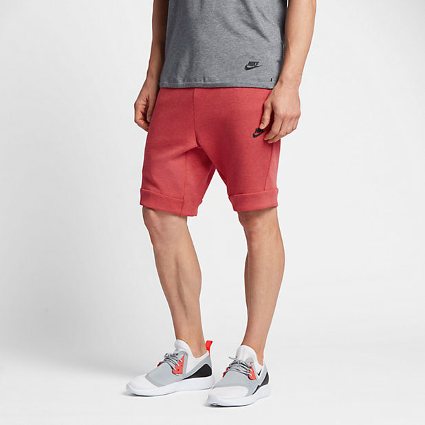 nike-sportswear-tech-fleece-shorts-red-1