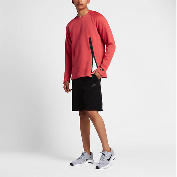 nike-tech-fleece-crew-sweatshirt-red-4