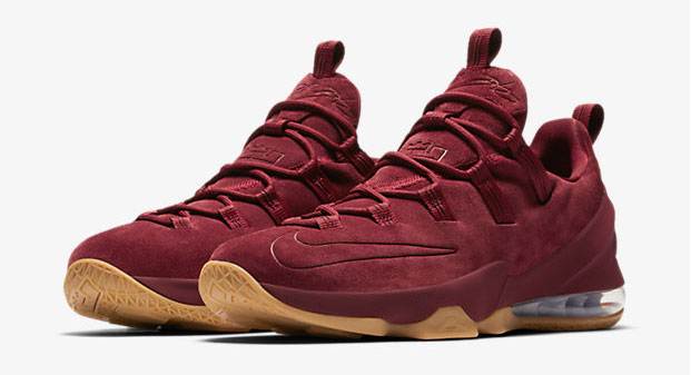 lebron 13 low team red