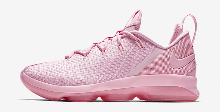 pink basketball shoes lebron