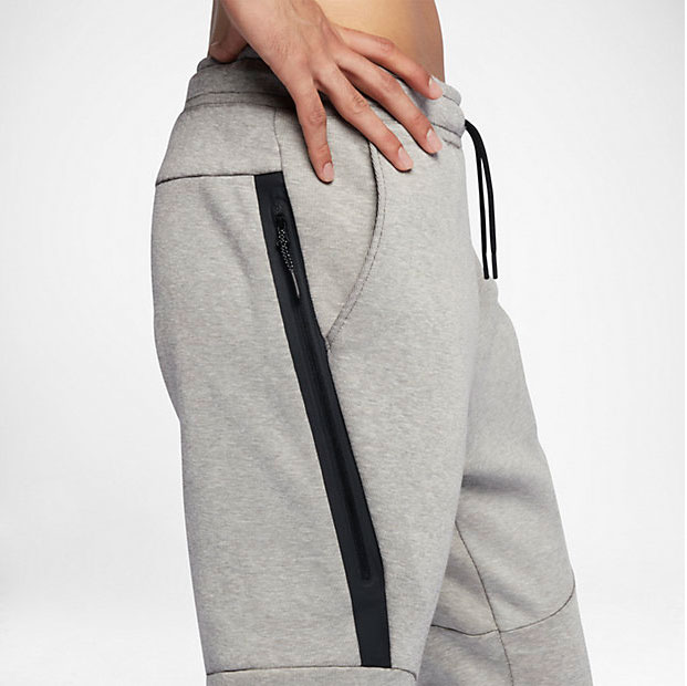 nike tech fleece pants light bone