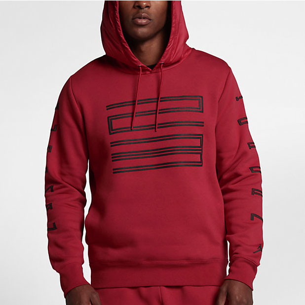 jordan retro 11 hybrid pullover hoodie
