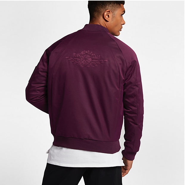 maroon jordan jacket