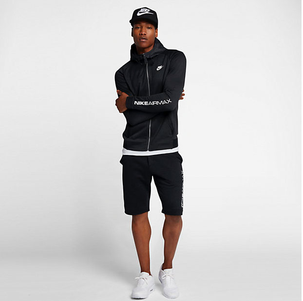 nike air max short sleeve hoodie