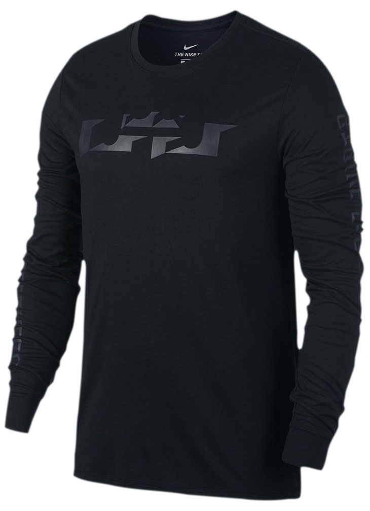 Nike-lebron-15-black-long-sleeve-shirt-1