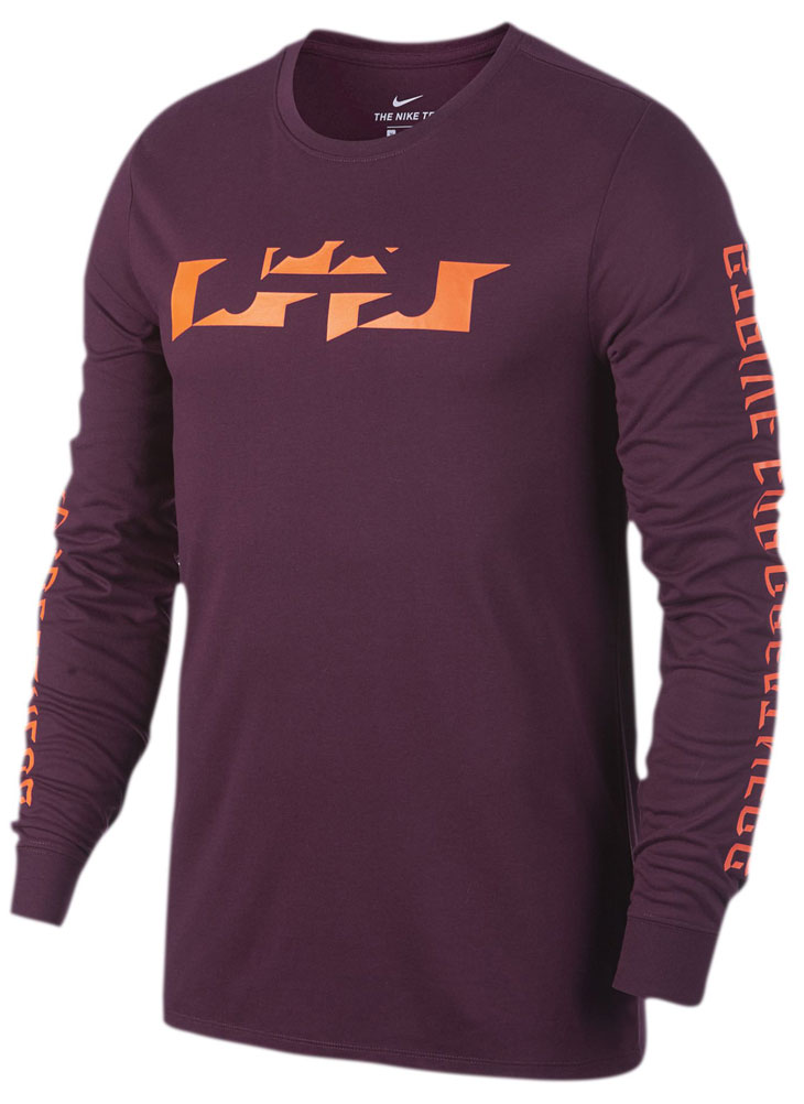 Nike-lebron-15-wine-long-sleeve-shirt-1