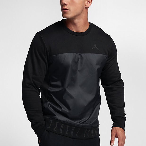 Air Jordan 11 Black Crew Sweatshirt | SportFits.com