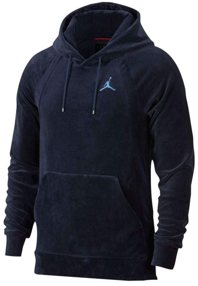 navy blue jordan hoodie