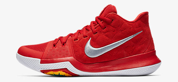 kyrie 3 red suede