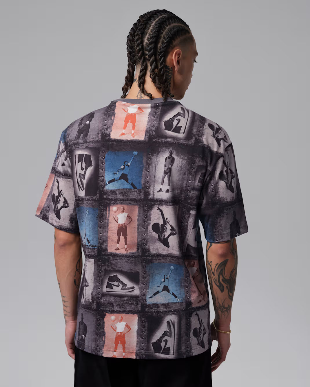 Air Jordan 1 High OG Flight Club Mens Printed T Shirt 2
