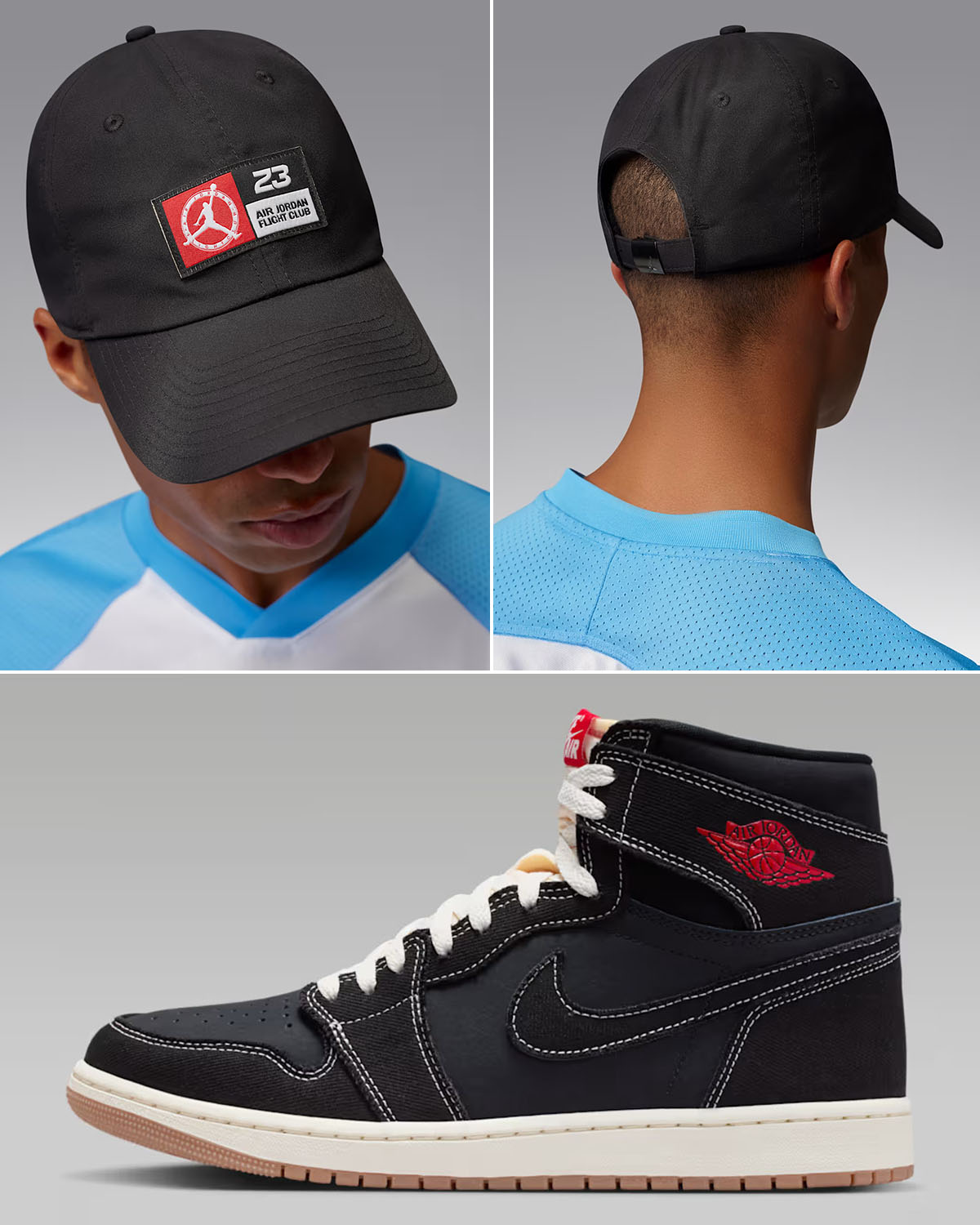 Air Jordan 1 High OG Flight Club x Jordan Flight Club Unstructured Adjustable Hat to Match Sneakers