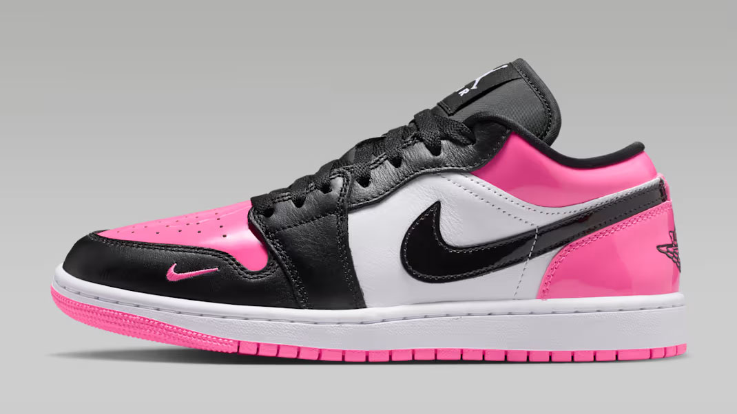 Air Jordan 1 Low SE Pinksicle White Black Womens Sneakers IV2446-684