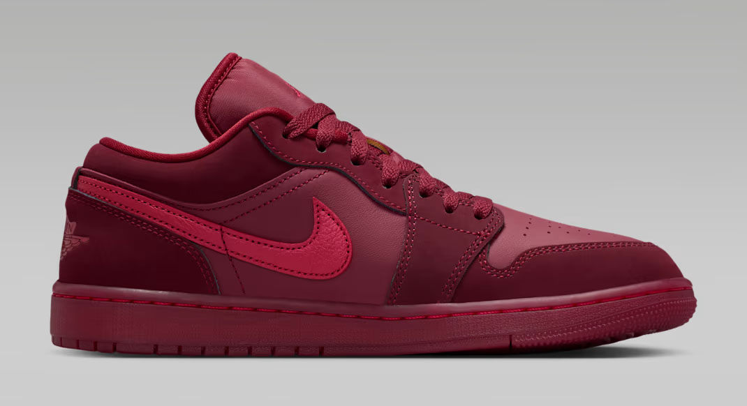 Air Jordan 1 Low SE Valentines Day 2026 Team Red Womens Shoes 3