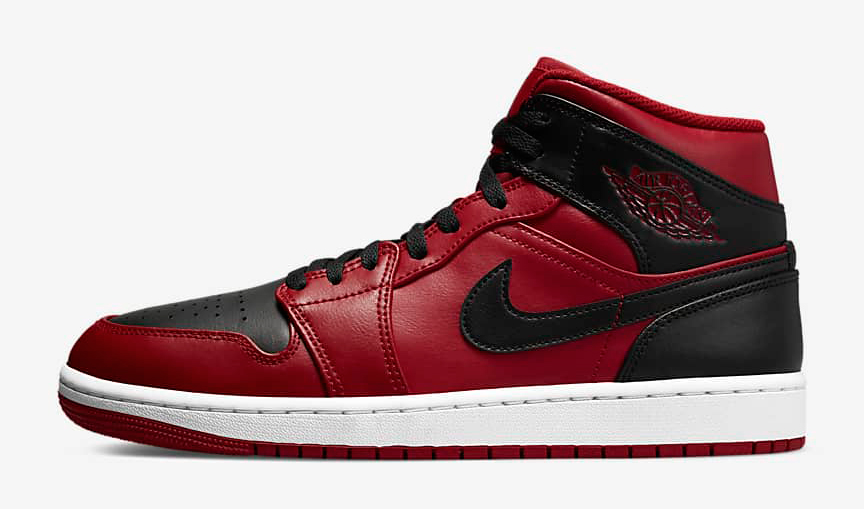 Air-Jordan-1-Mid-Gym-Red-Black