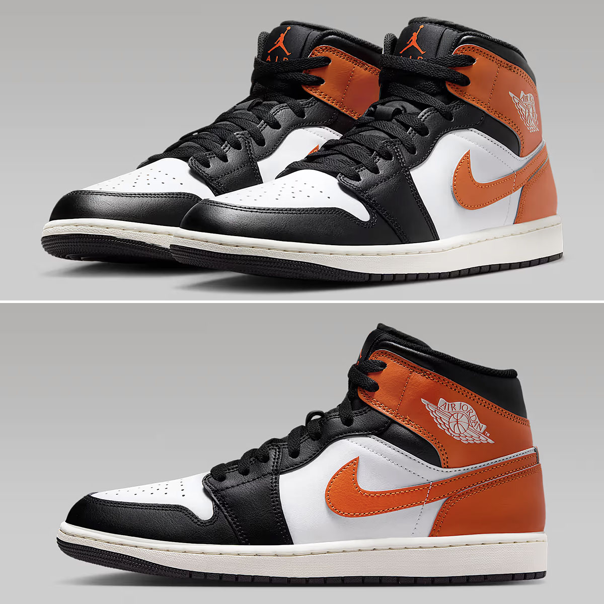 Air Jordan 1 Mid Shattered Backboard Starfish Mens Shoes DQ8426-801