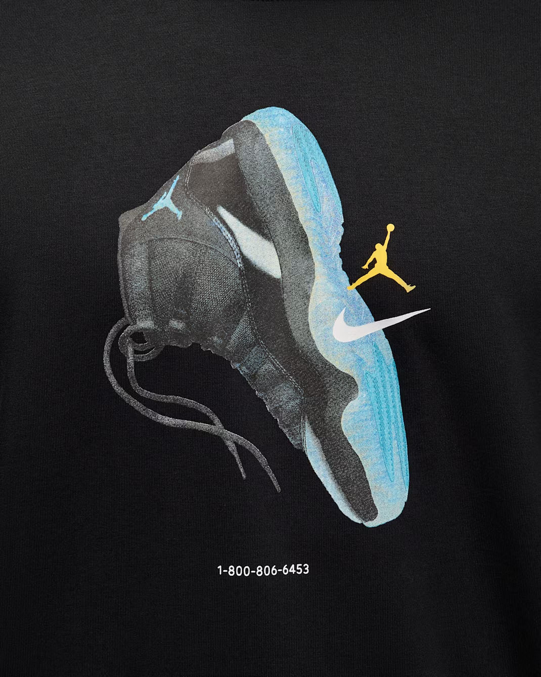 Air Jordan 11 Gamma 2025 Mens Crew Sweatshirt Black 2