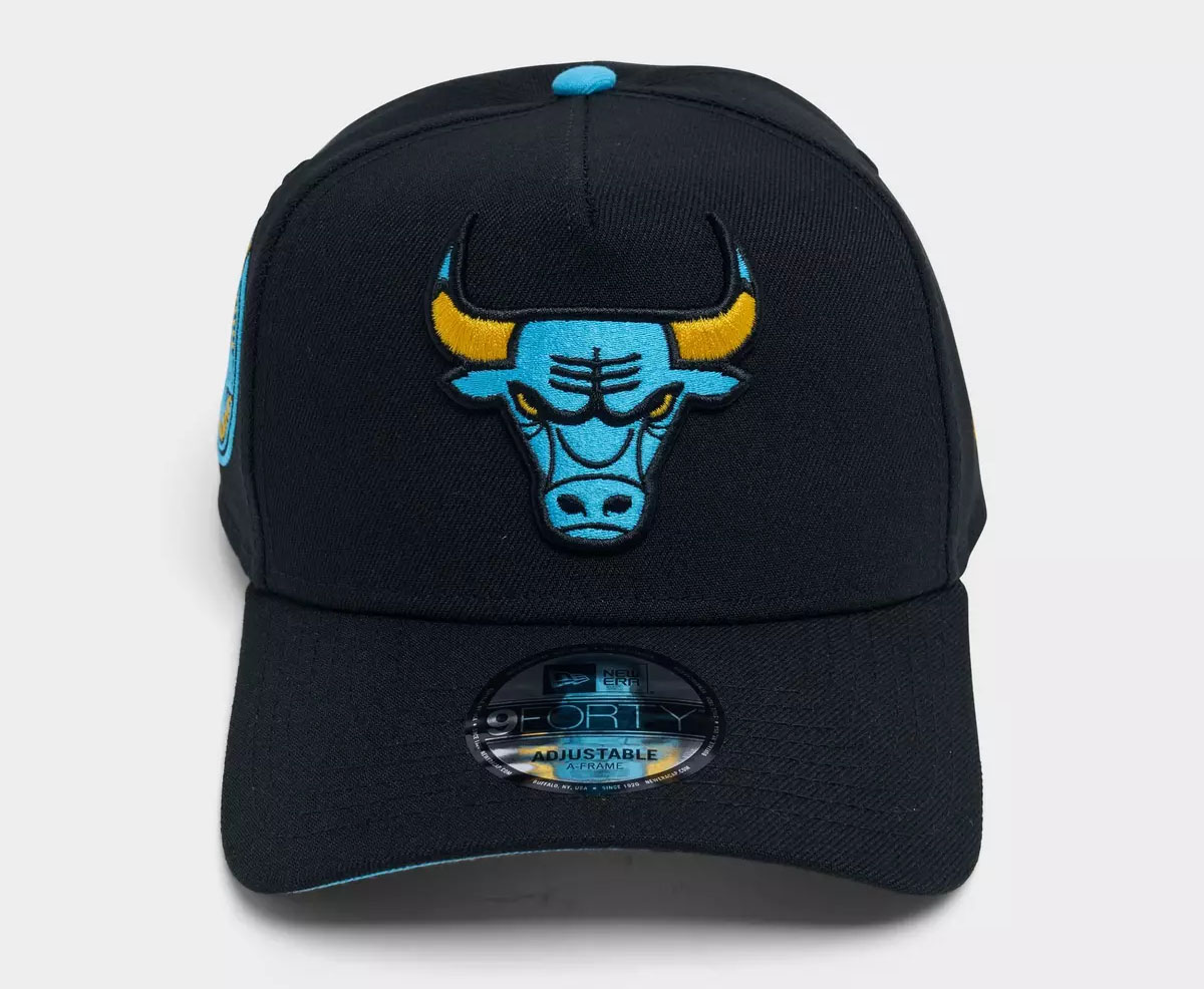 Air Jordan 11 Gamma 2025 New Era Chicago Bulls 9FORTY A Frame Snapback Hat 3