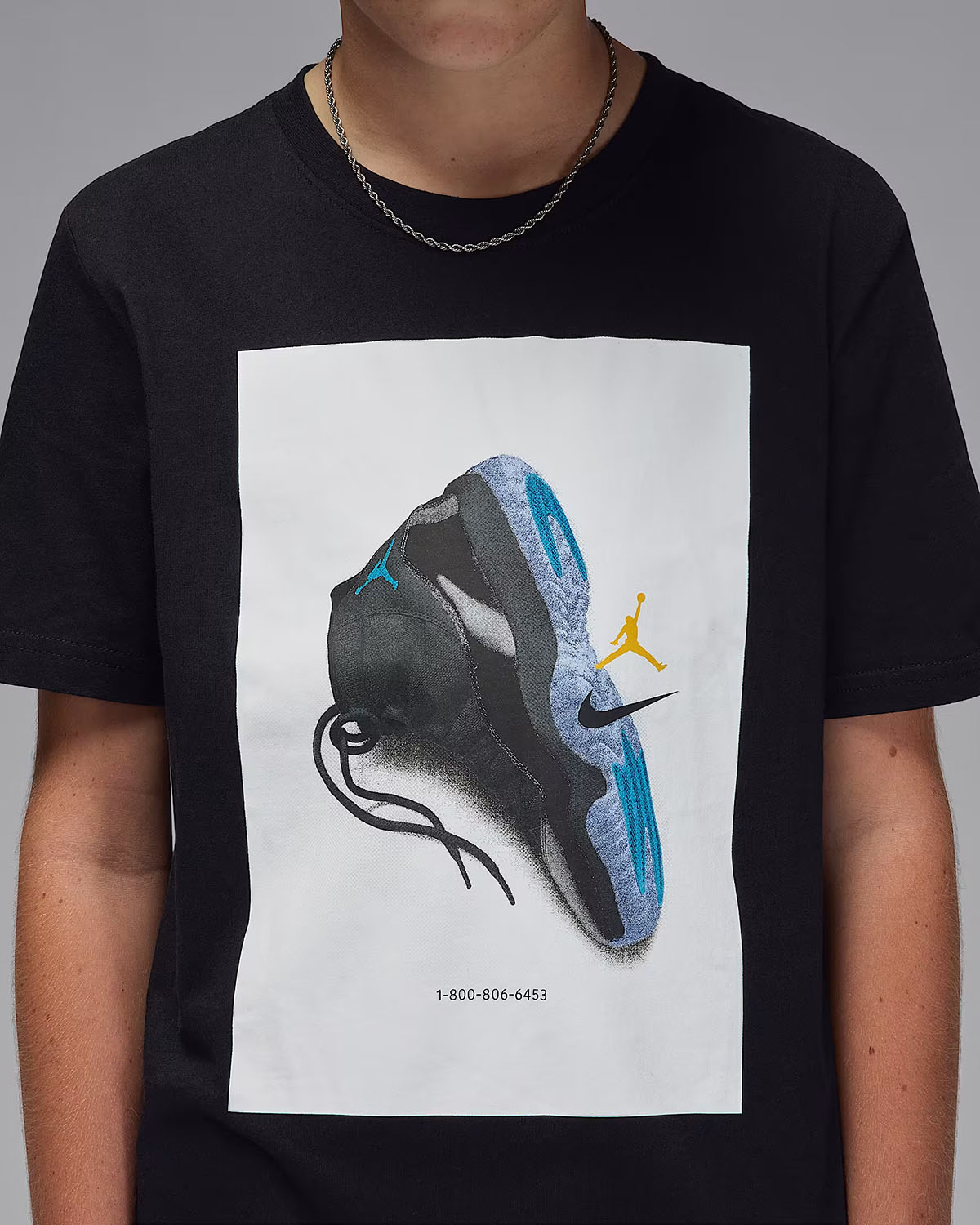 Air Jordan 11 Gamma Blue 2025 Big Kids T Shirt Boys Grade School 2