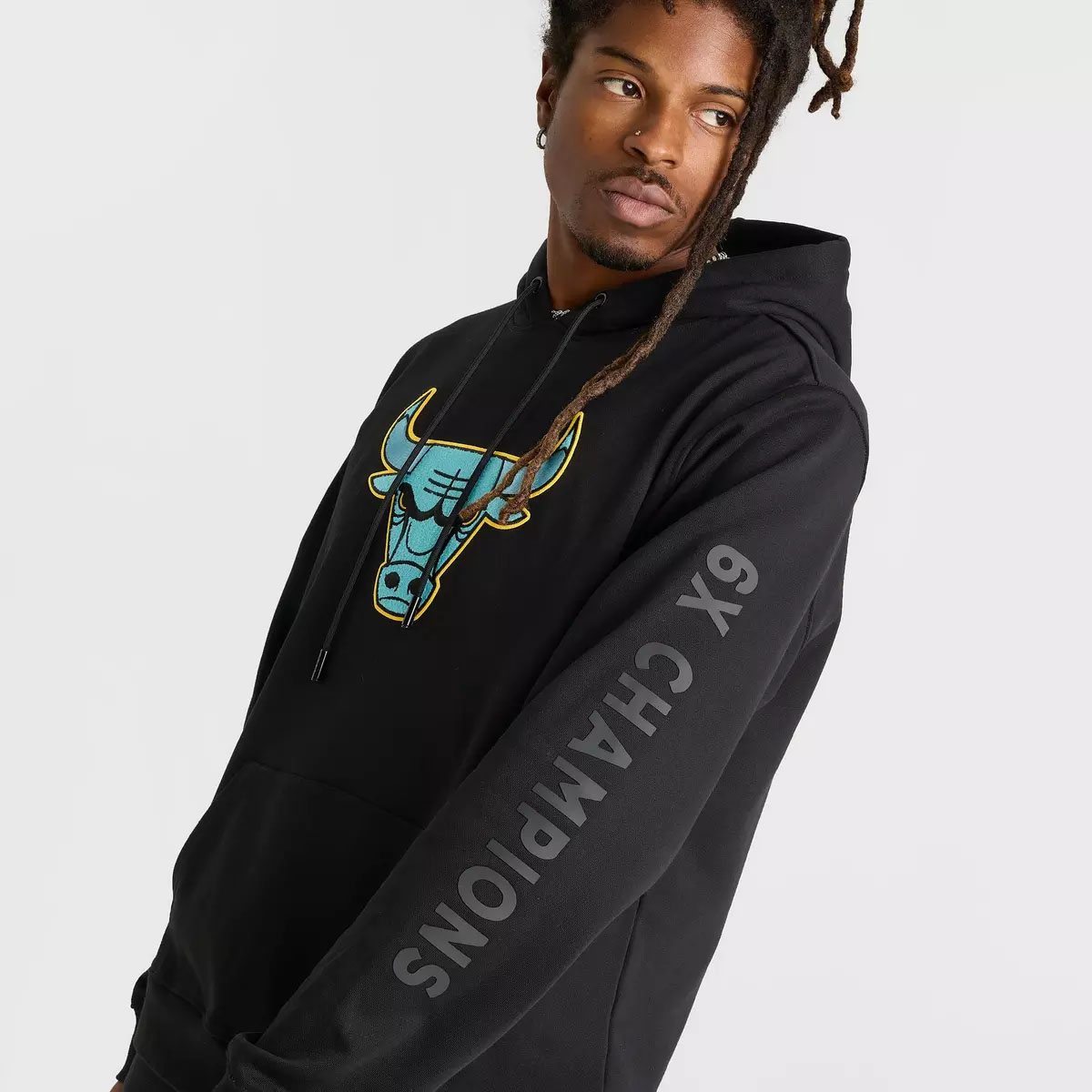 Air Jordan 11 Gamma Blue 2025 Chicago Bulls Pro Standard Hoodie 3
