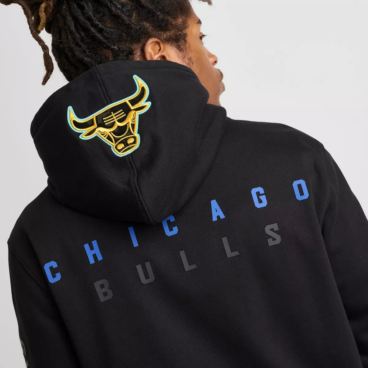 Air Jordan 11 Gamma Blue 2025 Chicago Bulls Pro Standard Hoodie 4