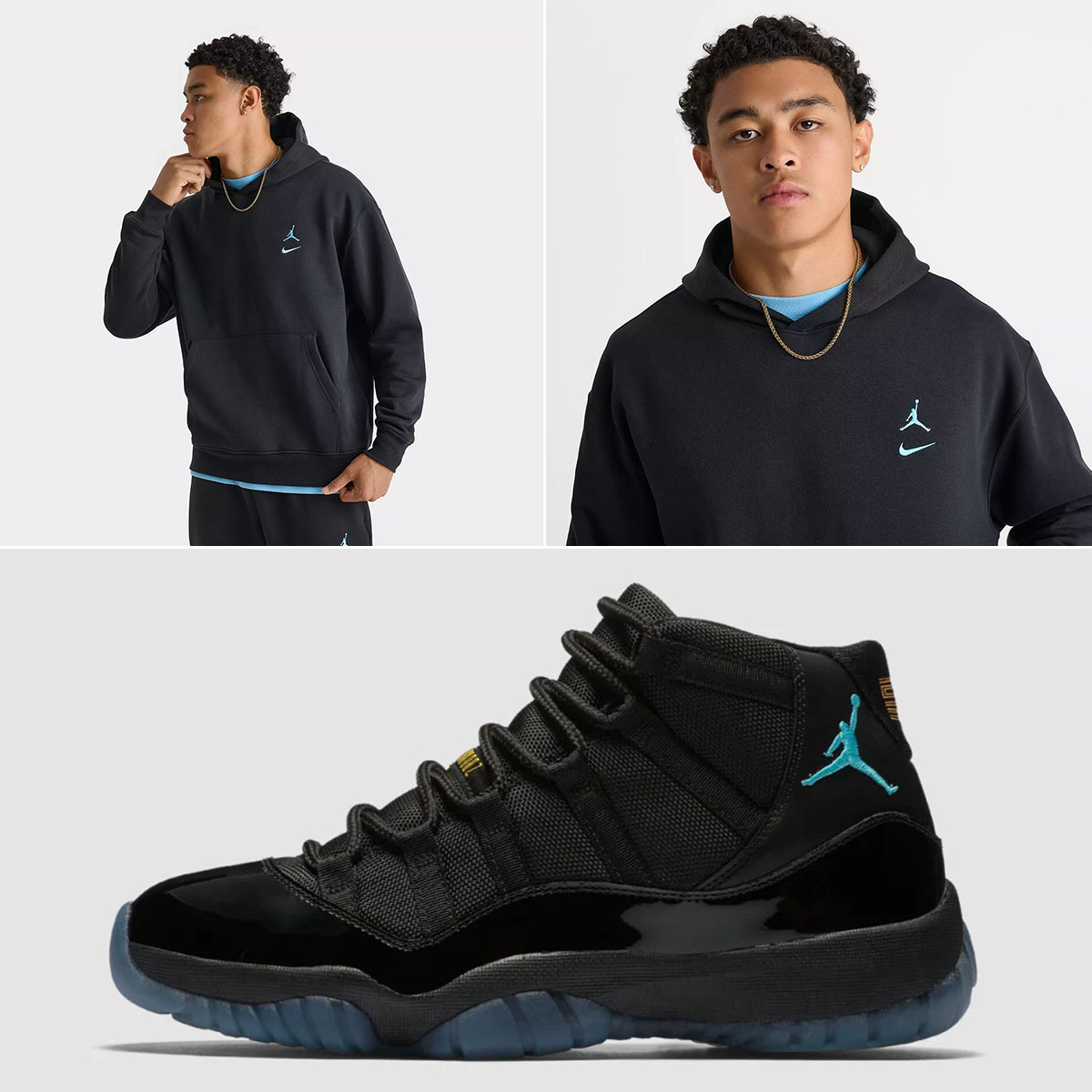 jordan 11 navy gum outfit