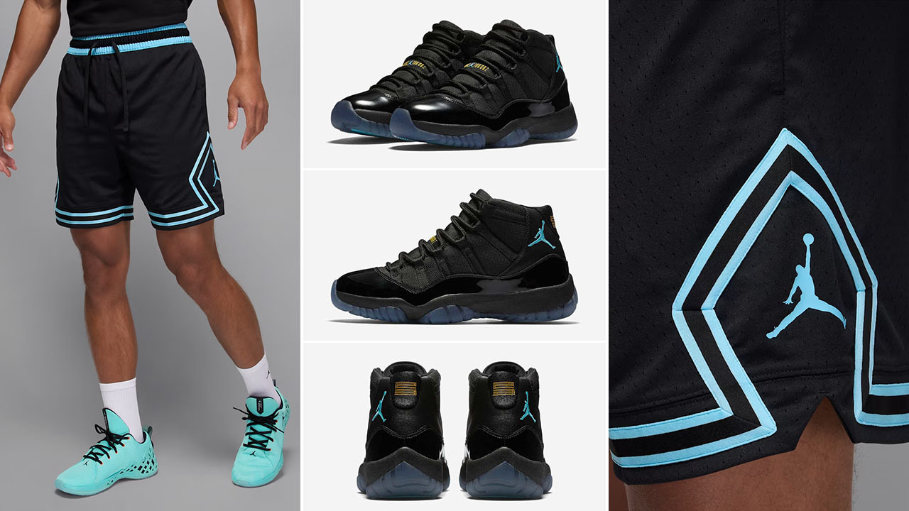 Air Jordan 11 Gamma Blue 2025 Shorts Outfit