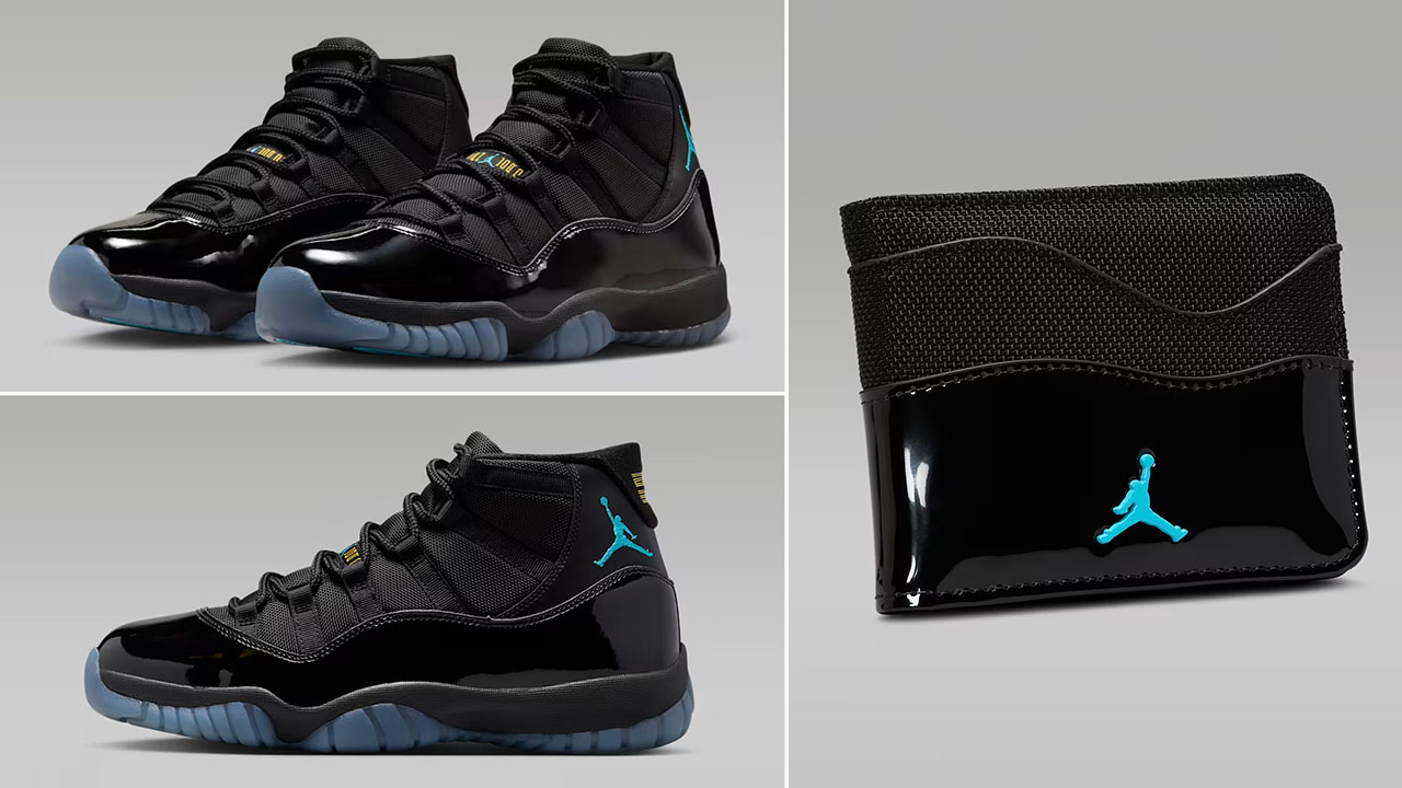 Air Jordan 11 Gamma Blue 2025 Wallet