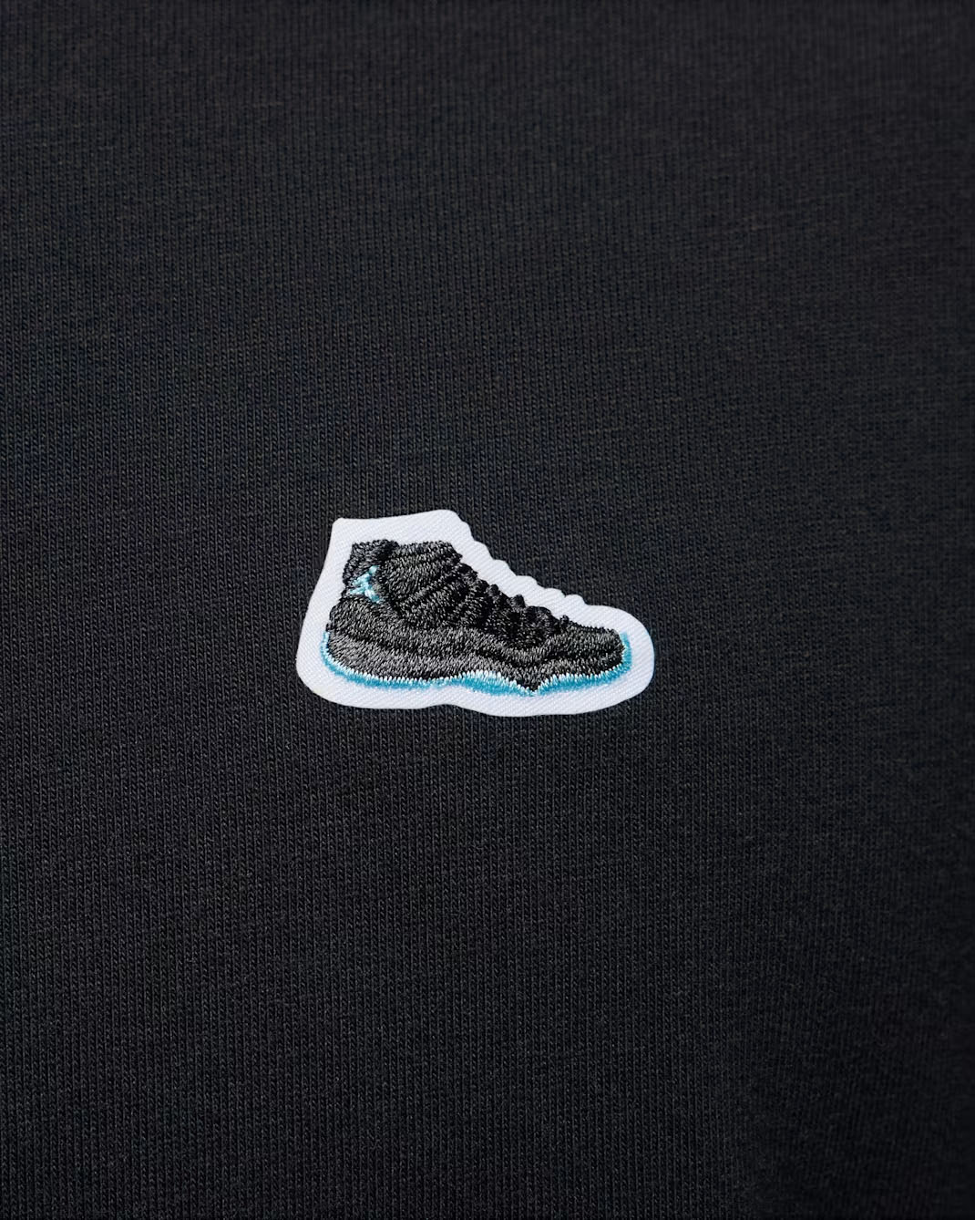 Air Jordan 11 Gamma Mens Patch T Shirt Black 3