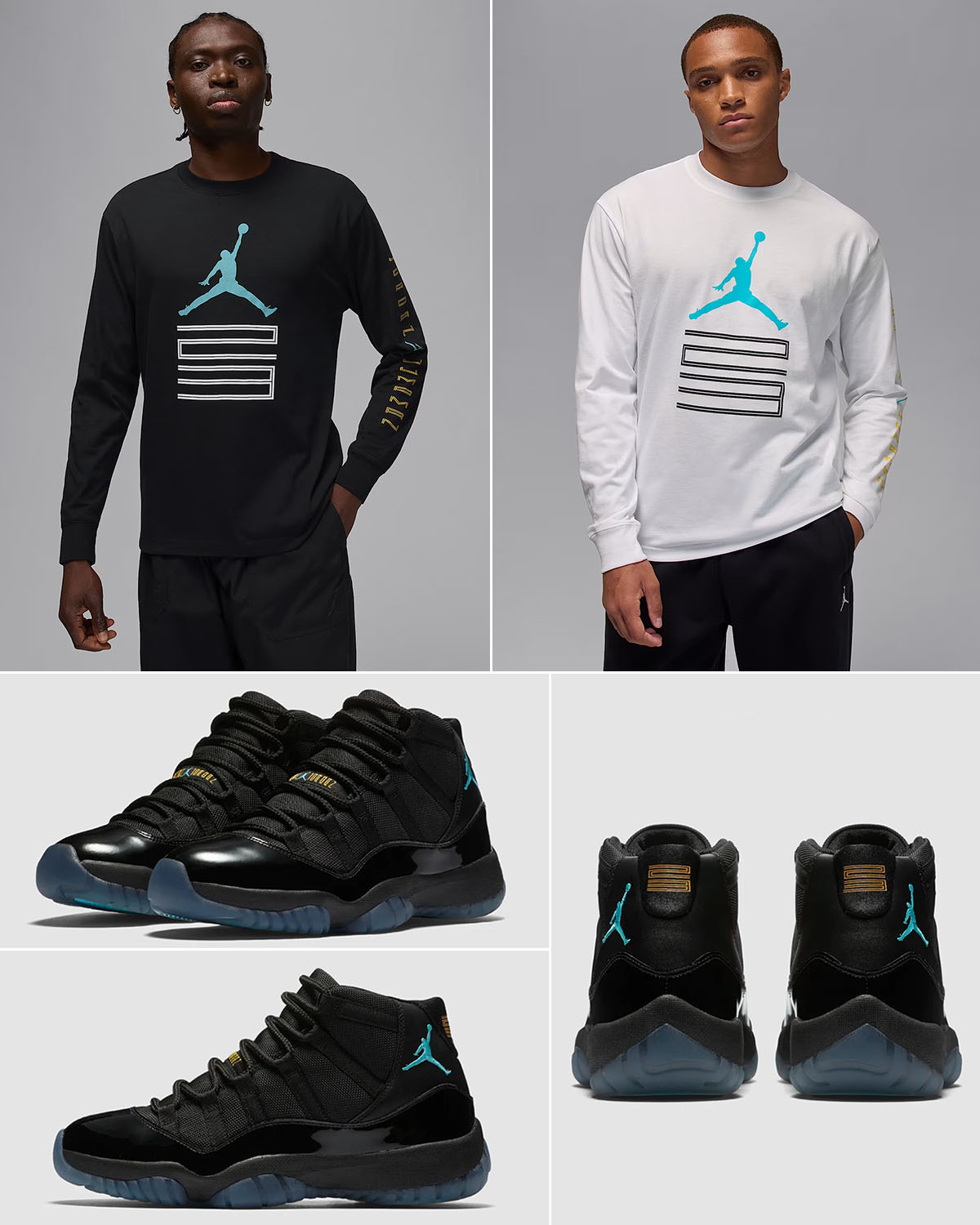 Air Jordan 11 Retro Gamma 2025 Long Sleeve T Shirt Outfit