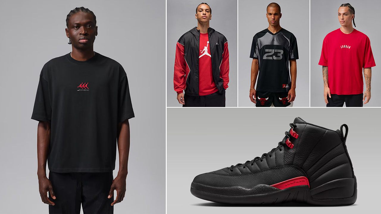 Air Jordan 12 Bloodline Outfits