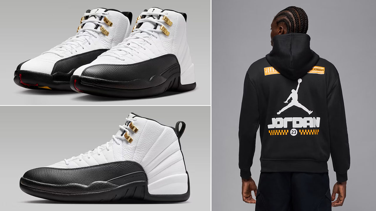Air Jordan 12 Taxi 2025 Hoodie