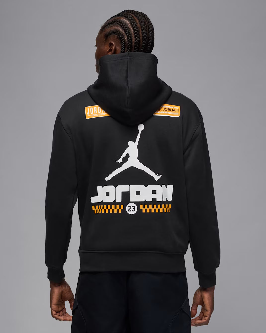 Air Jordan 12 Taxi 2025 Mens Hoodie Black 1