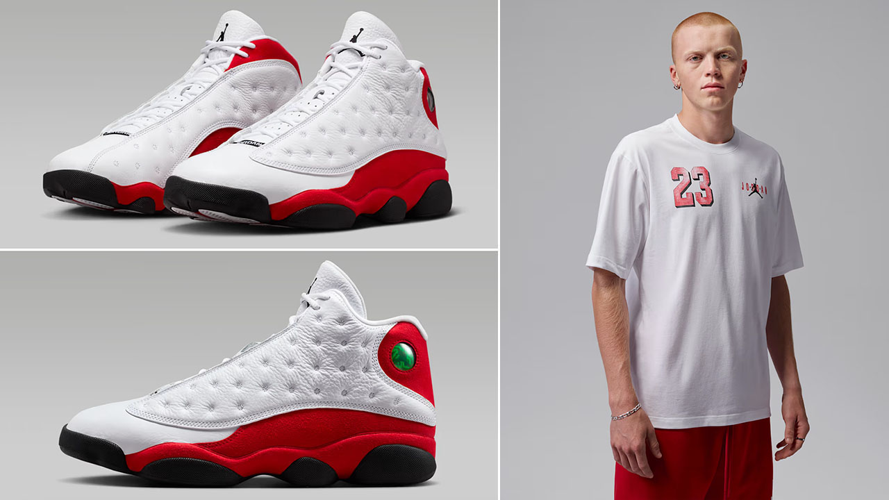 Air Jordan 13 Chicago Cherry 2026 x Jordan Brooklyn Men's Graphic T-Shirt