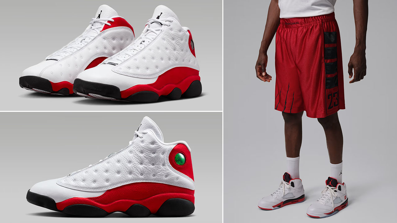jordan 13 cherry outfit