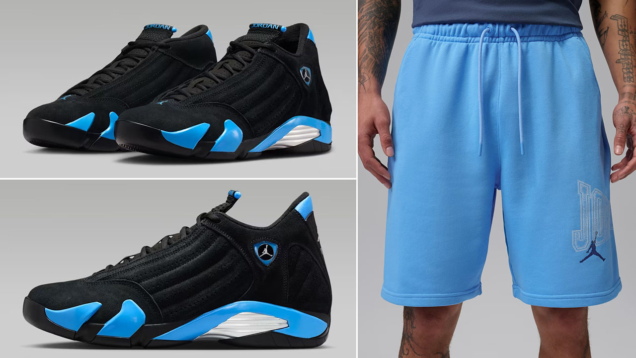 Air Jordan 14 University Blue 2026 x Jordan Brooklyn Graphic Men's Shorts