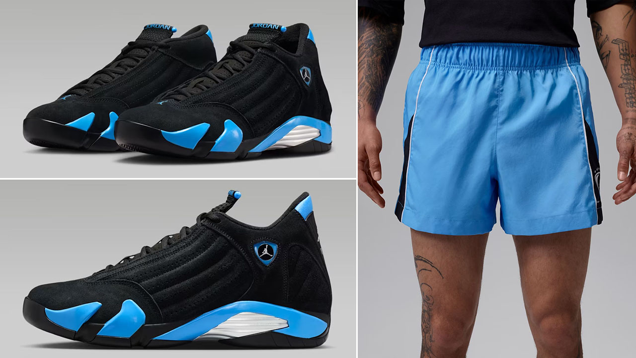 Air Jordan 14 University Blue 2026 x Jordan Brooklyn Mens Shortie Shorts