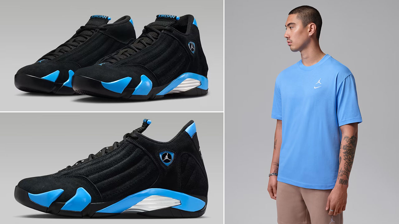 Air Jordan 14 University Blue 2026 x Jordan Brooklyn Men's T-Shirt