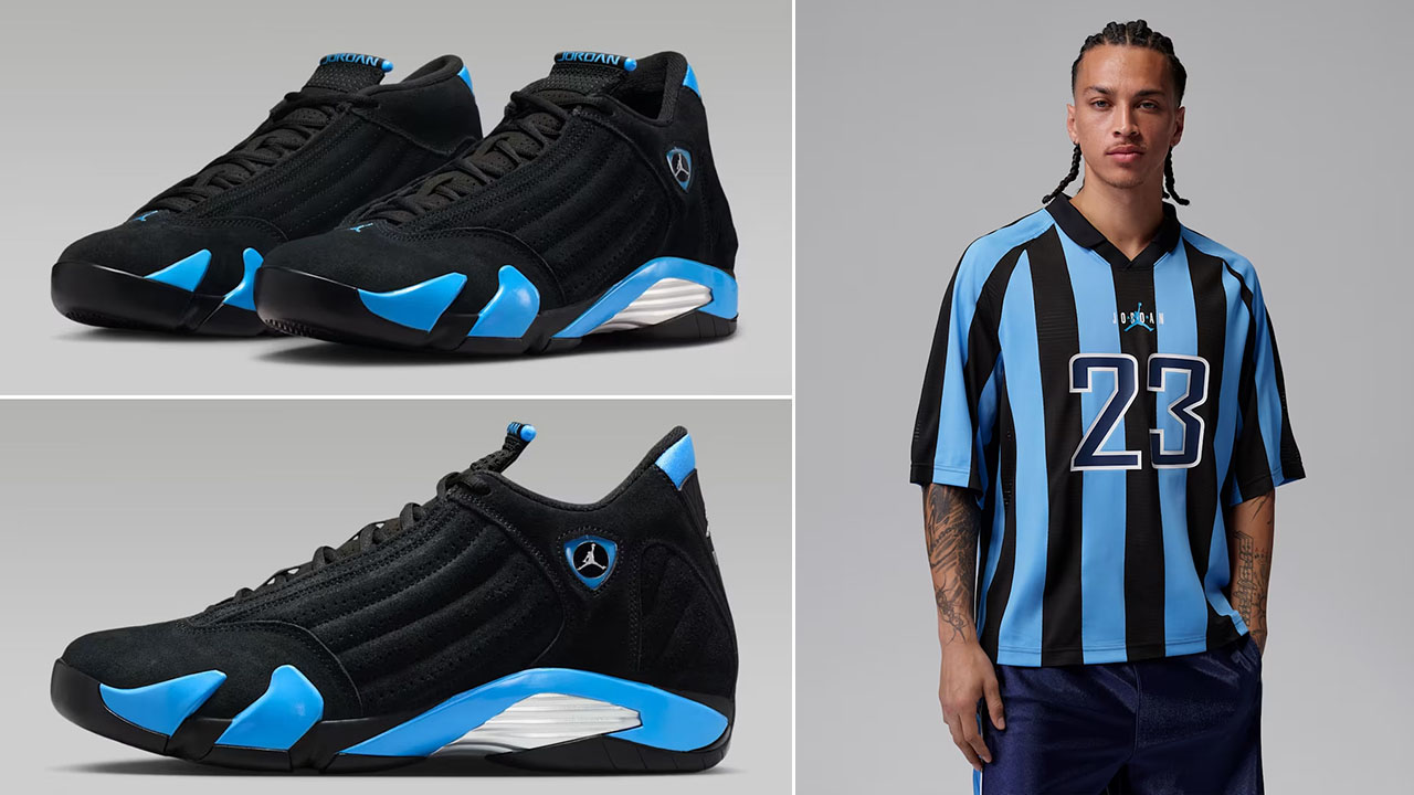 Air Jordan 14 University Blue 2026 x Jordan Brooklyn Men's Terrace Top