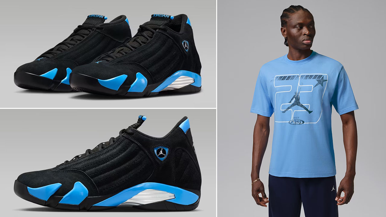 Air Jordan 14 University Blue 2026 x Jordan Men's Y2K Graphic T-Shirt