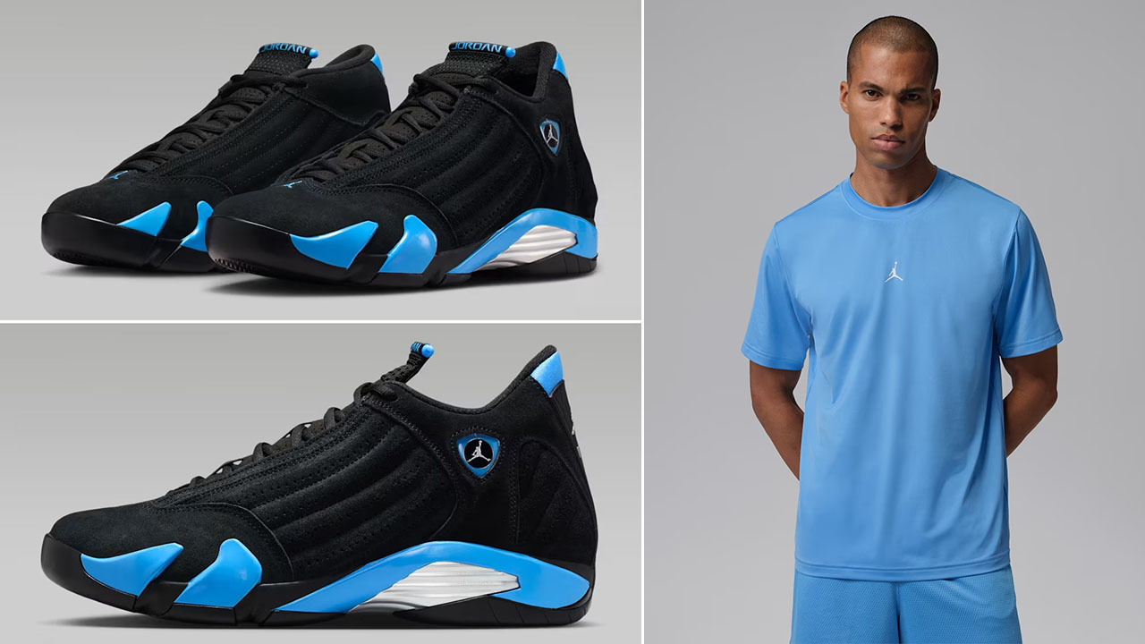 Air Jordan 14 University Blue 2026 x Jordan Sport Essentials Men's Dri-FIT Short-Sleeve Top