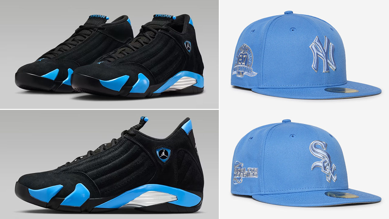 Air Jordan 14 University Blue 2026 x New Era MLB 59FIFTY Fitted Hats