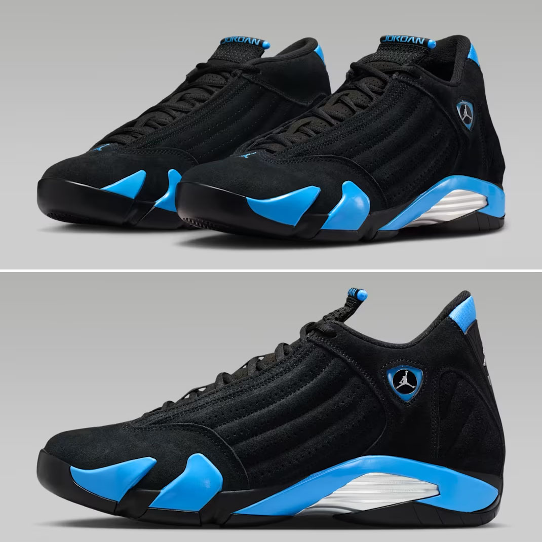 Air Jordan 14 University Blue Mens Sneakers 487471-007