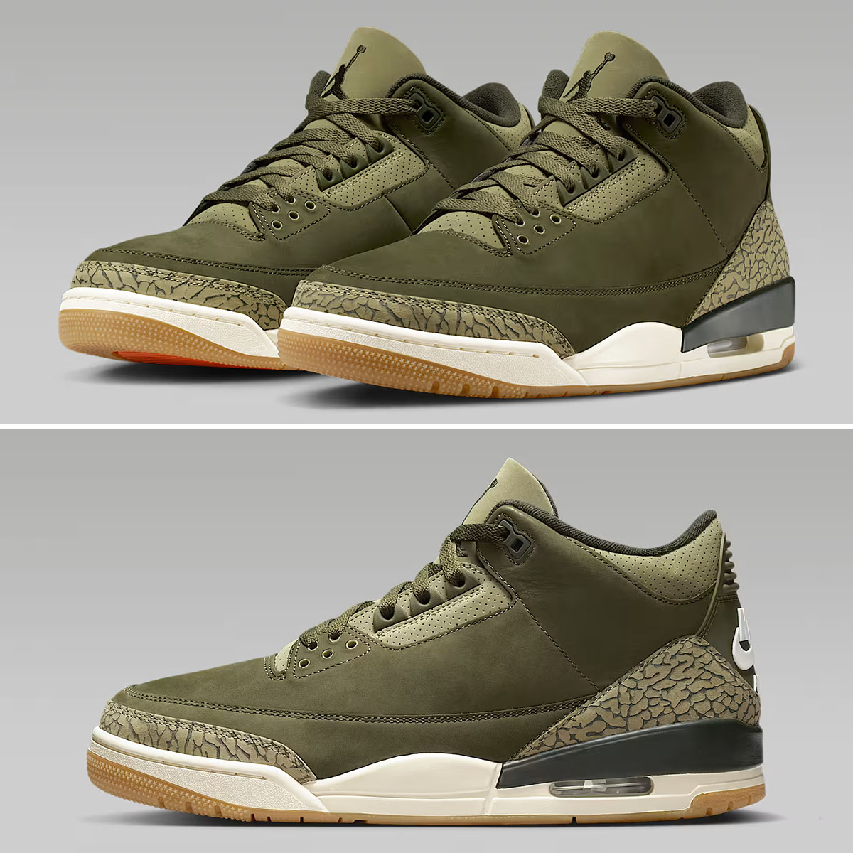 Air Jordan 3 Family Affair Medium Olive Mens Shoes DN3707-202